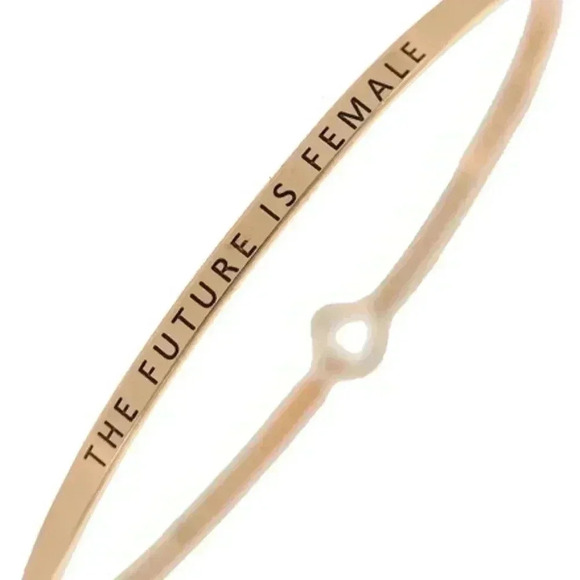 The Future Is Female Inspirational Bracelet - Picture 1 of 1